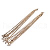 1.5mm Stainless Steel Square Snake Chain Necklaces TW4888-3-5