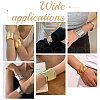 UNICRAFTALE 3Pcs 3 Colors Wide Iron Cuff Bangles for Unisex BJEW-UN0001-53-6