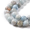 Natural Aquamarine Beads Strands G-F641-02-8mm-01A-3