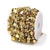 Brass Glass Shell Shape Link Chains CHC-R001-09G-3