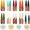 Olycraft DIY Teardrop Dangle Earring Making Kits DIY-OC0006-31-1