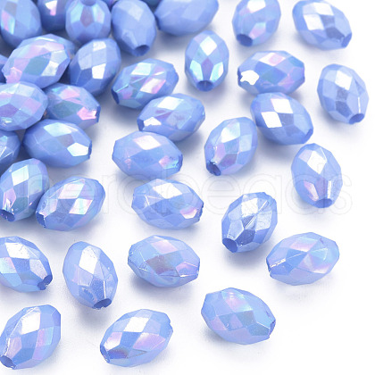 Opaque Acrylic Beads TACR-S153-32I-02-1