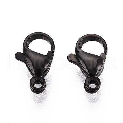 304 Stainless Steel Lobster Claw Clasps STAS-T065-11mm-34B-1