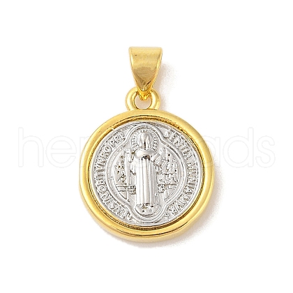 Rack Plating Brass Pendants KK-S380-31G-B-1