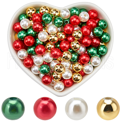 SOFPLATE Imitation Pearl Acrylic Beads OACR-SP0001-22B-1