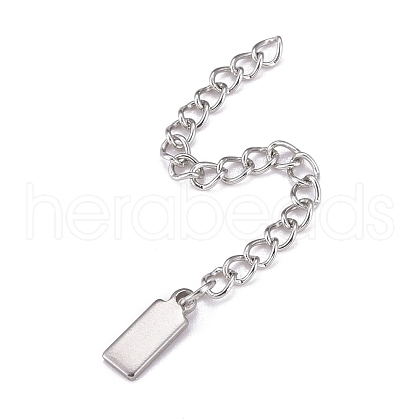 Tarnish Resistant 304 Stainless Steel Chain Extender STAS-F268-53P-1