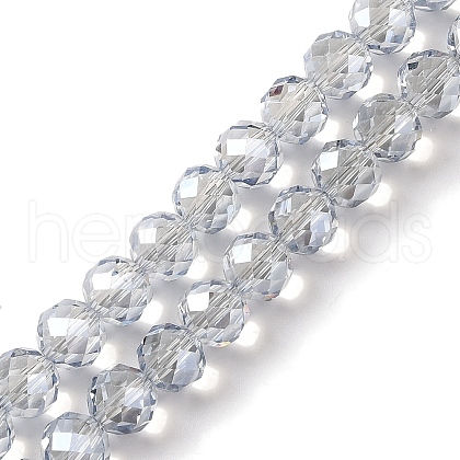 Pearl Luster Plated Electroplate Beads Strands EGLA-H104-08A-PL01-1