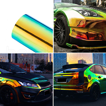Glossy Colorful DIY Car Body Films Vinyl Car Wrap Sticker Decal Air Release Film ST-F570-50CM-1