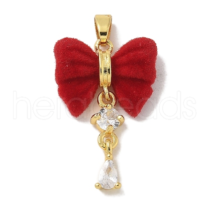 Real 18K Gold Plated Rack Plating Brass Pendants KK-Q009-06G-02-1