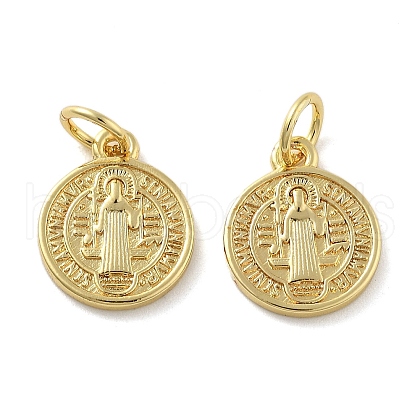 Brass Charms KK-C092-17A-G-1