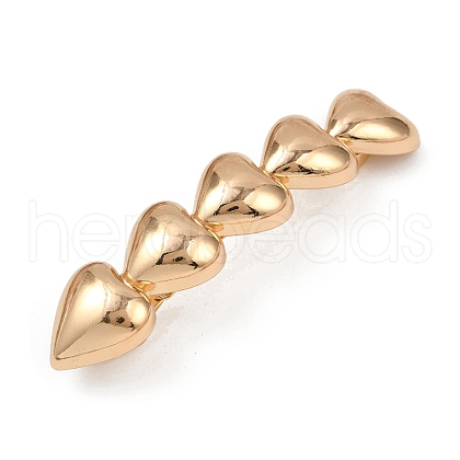 Alloy with Iron Clip Hair Barrettes PHAR-G014-01A-G-1