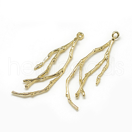 Brass Pendants X-KK-T032-108G-1