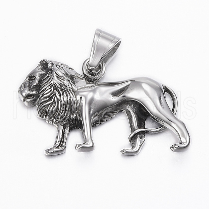 316 Surgical Stainless Steel Pendants STAS-H387-08AS-1
