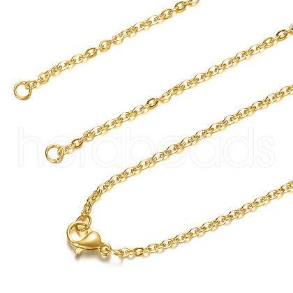 304 Stainless Steel Cable Chain Necklace Making X-STAS-T040-PJ208-2-70-1
