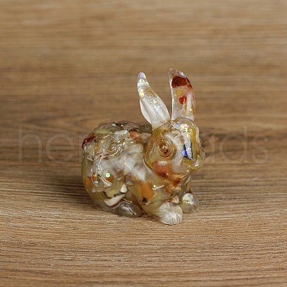 Resin Rabbit Display Decoration PW-WG86620-03-1