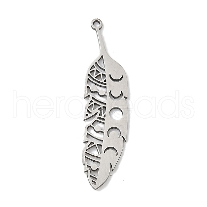 304 Stainless Steel Pendants STAS-S174-36P-1