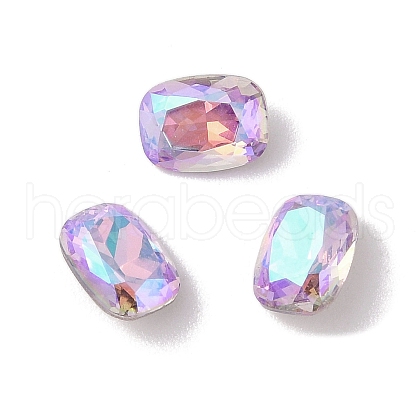 Glass Rhinestone Cabochons RGLA-L029-01A-KLSI-1