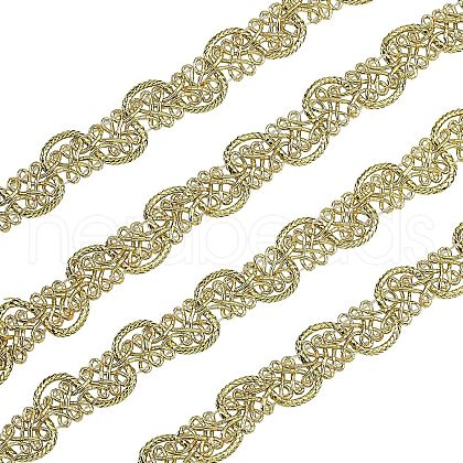 Metallic Polyester Ribbon OCOR-WH0065-07A-1