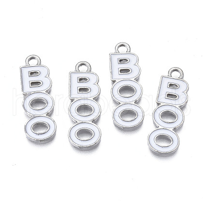 Rack Plating Alloy Enamel Pendants ENAM-T011-161-1