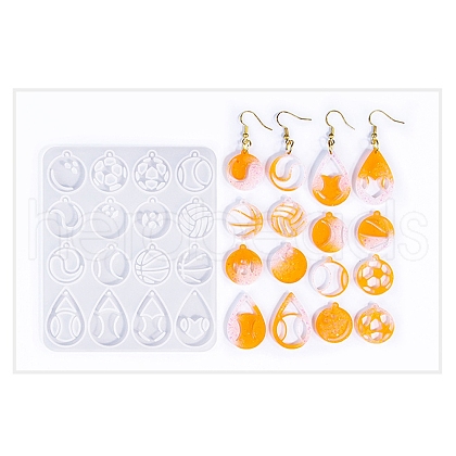 Easter DIY Pendant Molds AJEW-U023-03C-1