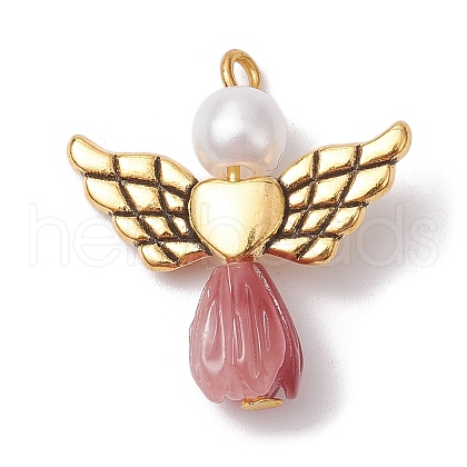Angel Resin & Acrylic Pendants PALLOY-JF02565-06S-1
