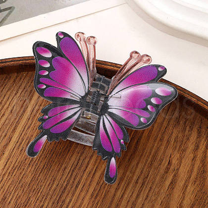 Resin Claw Hair Clips PW-WGBD7B4-04-1