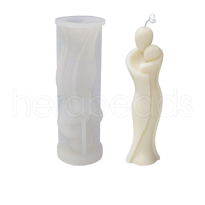 DIY Mother & Child Candle Silicone Statue Molds DIY-H001-06-1