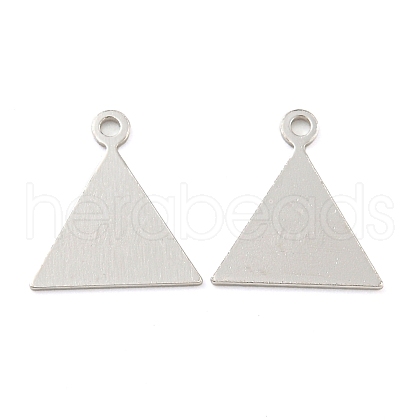 925 Sterling Silver Triangle Charms STER-B005-36P-1