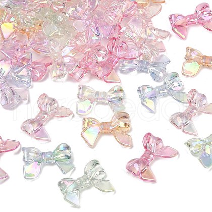 UV Plating Transparent Acrylic Beads MACR-L007-04A-1