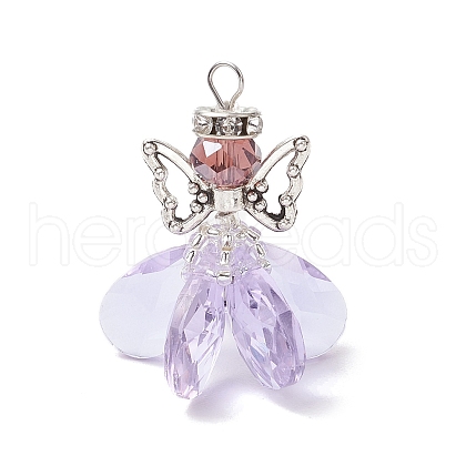 Glass Pendants PALLOY-MZ00743-02-1