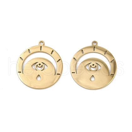 304 Stainless Steel Pendants STAS-U052-02B-G-1