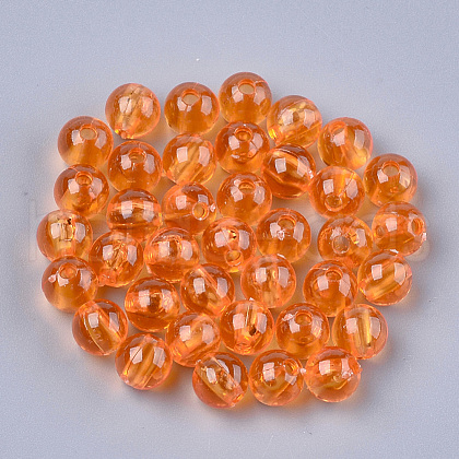 Transparent Plastic Beads KY-T005-6mm-633-1