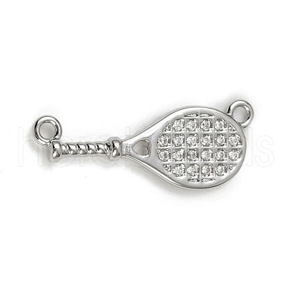 Brass Micro Pave Cubic Zirconia Pendants KK-M322-22P-1