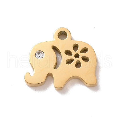 Ion Plating(IP) 304 Stainless Steel Charms STAS-L245-005G-1