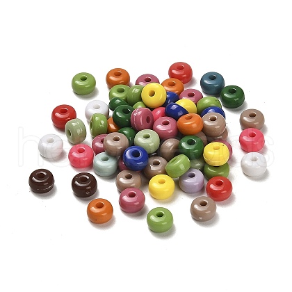 Opaque Acrylic Column Beads SACR-B007-01-1