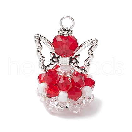 Glass Pendants PALLOY-MZ00665-09-1