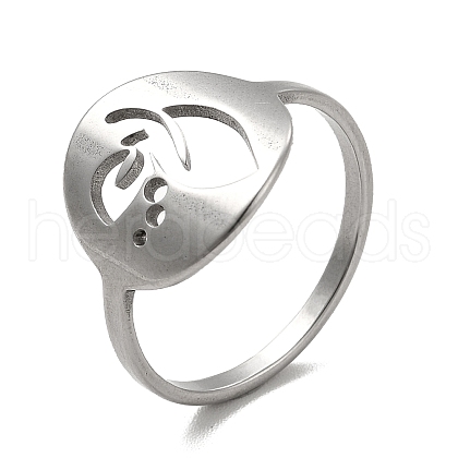 201 Stainless Steel Finger Rings RJEW-G278-06P-1