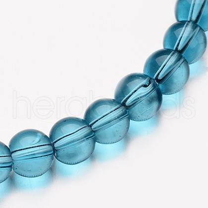 Glass Round Bead Strands GLAA-I028-8mm-08-1