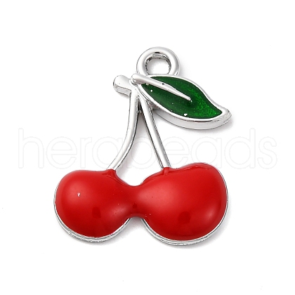 Cherry Alloy Pendants PALLOY-S051-03A-P-1