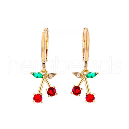 SHEGRACE Brass Huggie Hoop Earrings JE025A-X-1