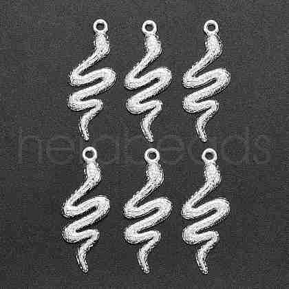 Tibetan Style Alloy Pendants TIBEP-Q064-37S-RS-1