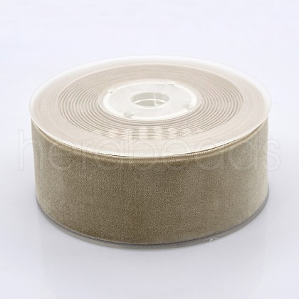 Polyester Velvet Ribbon for Gift Packing and Festival Decoration SRIB-M001-38mm-836-1