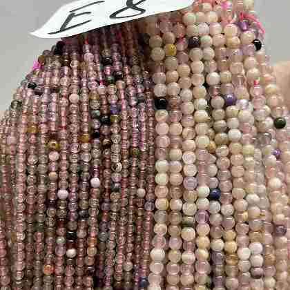 Natural Mixed Stone Beads Strands G-RM250101-E8-1