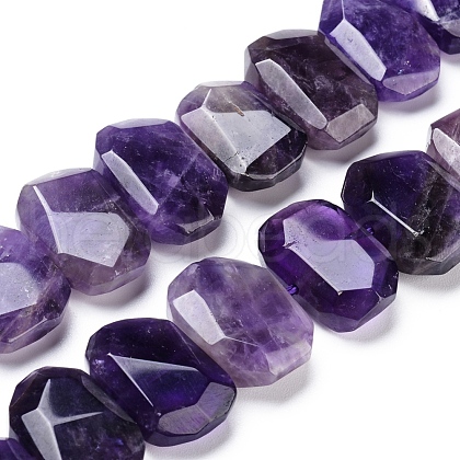 Natural Amethyst Beads Strands G-I283-B01-1