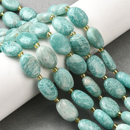Natural Amazonite Beads Strands G-H005-A14-02-1
