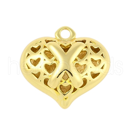 Hollow Brass Pendants for Valentine's Day KK-M289-03X-G-1