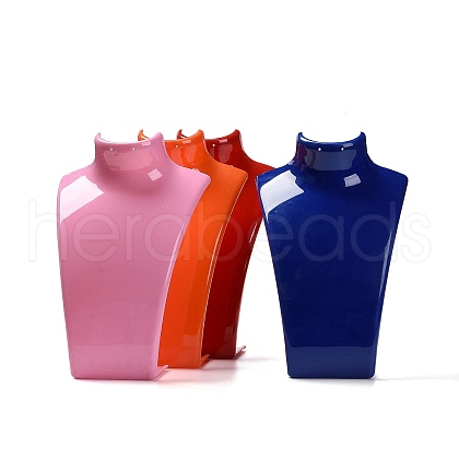 Plastic Necklace Bust Display Stands NDIS-P003-01-M-1