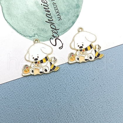 Alloy Enamel Pendants PW-WG65224-04-1