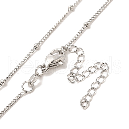 Brass Satellite Chain Necklaces NJEW-B119-03P-1