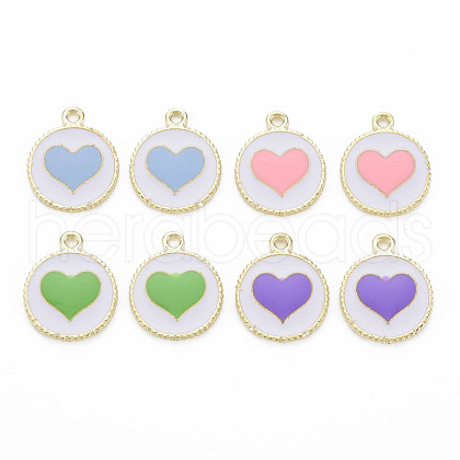 Alloy Enamel Pendants PALLOY-S181-039-NR-1